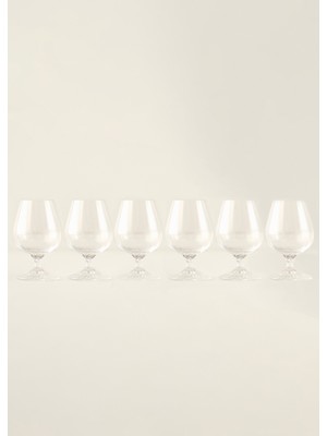 Bella Maison Columba Kristal 6'lı Kahve Yanı Su Bardağı Naturel (180 Cc)