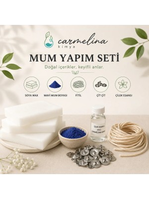 Carmelina Soya Mum Yapım Seti̇ Mavi̇ Renk