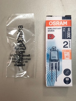 10 Adet Osram  64428 Oven 12V 20W G4 Halolen Lamba