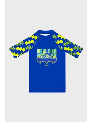 Slipstop Batforce Baskılı Uv Korumalı Mayo T Shirt Erkek Çocuk T Shirt ST2632010001