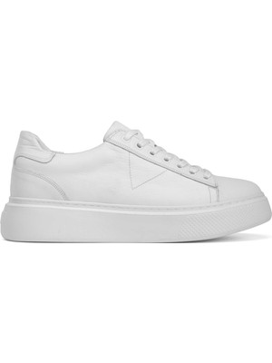 Tergan Four Season Tergan Beyaz Hakiki Deri Erkek Sneaker - E4MEAY057784-A26