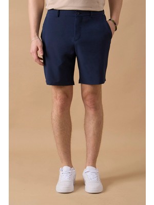 Braccas Erkek Lacivert Jogger Fit Şort