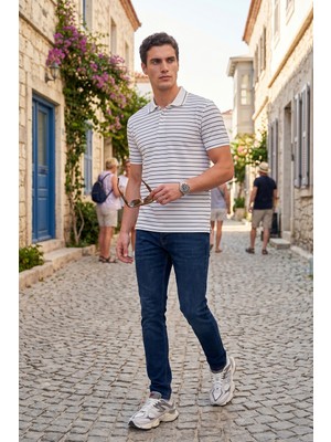 Buratti Pamuklu Slim Fit Düşük Bel Jeans Erkek Kot Pantolon 1115C84NAPOLI