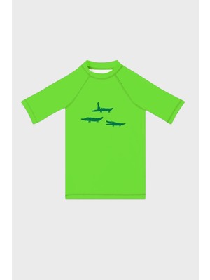 Slipstop Eddy Uv Korumalı Kısa Kollu Mayo T Shirt Erkek Çocuk T Shirt ST2632000007