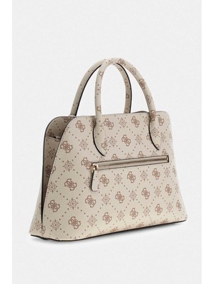 Guess  Emelıe Logo 2 Comp Satchel Bej Kadın El Çantası HWGP9928060-VNO