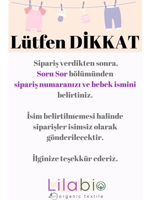 Lilabio %100 Pamuk Saten Isme Özel 70X120 Park Yatak Nevresim Seti Çelenk At