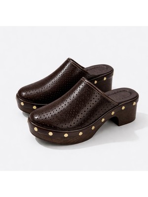 Patron Shoes Kadın Platform Dolgu Topuk Terlik Günlük Şık Rahat Terlik