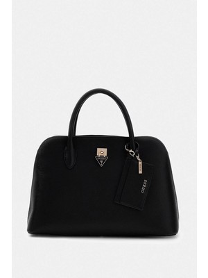 Guess  Patsıe 2 Comp Satchel Siyah Kadın El Çantası HWZG9919060-BLA