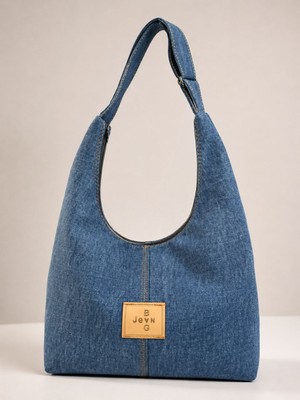 Kadın Denim Omuz Çantası Günlük Kullanım Jean Çanta
