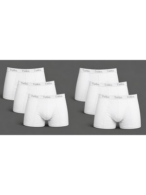 Tutku Paket 6'lı 0114 Likralı Erkek Boxer   Abani Classic