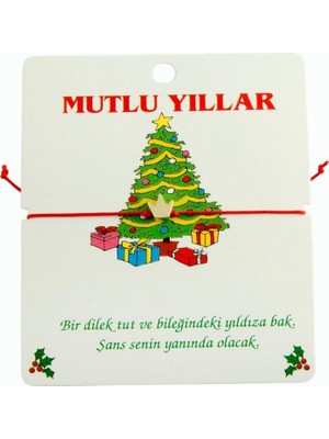 Zero Land Semeglbl Taç Yılbaşı Bilekliği - Kırmızı