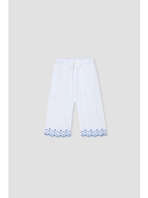 GB Baby Bg Store Kız Bebek Beyaz Pantolon