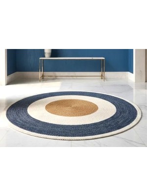 Vivense Vera Yuvarlak Halı, Renkli, 100 cm
