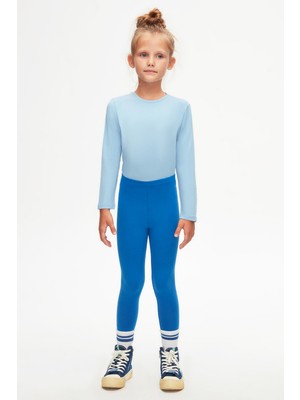 Lovetti Saks Kız Çocuk Yazlık Basic Tayt
