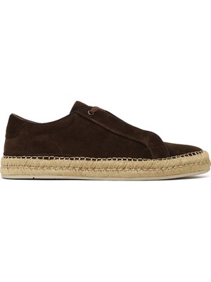Derimod Erkek Kahverengi Kalın Tabanlı Süet Deri Sneaker 26SFD692910