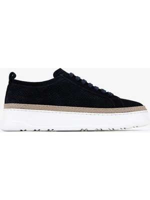 Valmenti Erkek Hakiki Deri Lacivert Süet Sneakers & Spor Ayakkabı 1171 25-462 Erk Ayk Y26 Lacı Suet