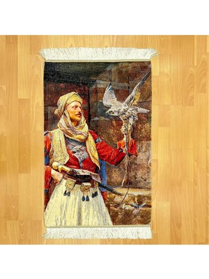 Mevlana Bazaar Şahin Avcısı Süleyman Bey 60 x 90 Duvar Halısı