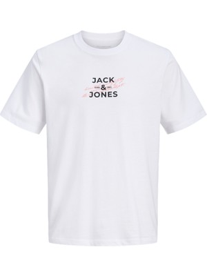 Jack & Jones Erkek Gögüs Baskili Regular Fit Tisört - Eterna