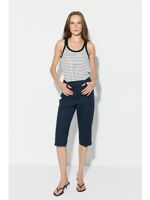 Gusto Koton Likra Capri Pantolon - Lacivert