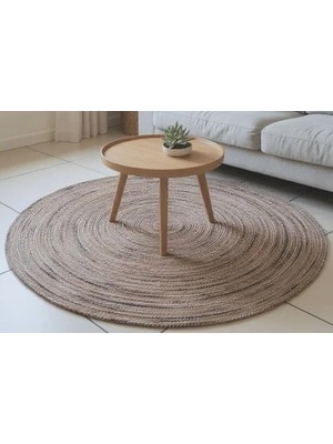 Vivense Natura Yuvarlak Model Halı, Renkli, 100 cm