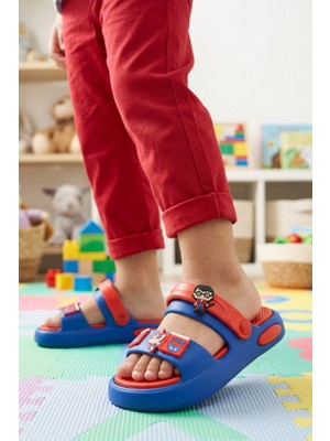 Walkway 4505 F-P Saks-Kırmızı Unisex Çocuk Terlik