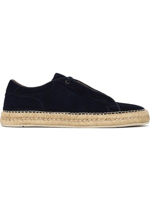 Derimod Erkek Lacivert Kalın Tabanlı Süet Deri Sneaker 26SFD692910
