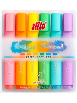 Stilo 6' Lı Fosforlu Kalem