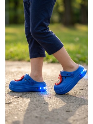 Walkway 2316 B-P Saks Mavi Unisex Çocuk Sabo Terlik
