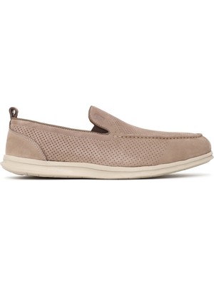 Derimod Erkek Vizon Nubuk Deri Loafer 26SFD7657V3