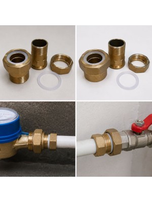 Veka 1 Takım Saat Rekoru Bağlantı Seti – 2 Adet Contalı Metal Rakor