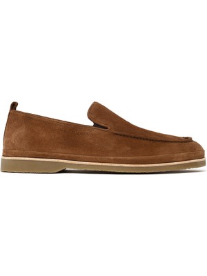Derimod Erkek Taba Süet Deri Casual Loafer 26SFD621710