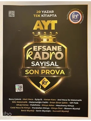 Kr Akademi Ayt Efsane Kadro Sayısal Son Prova