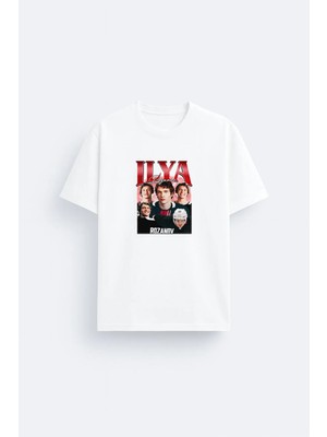 Shain Heated Rivalry Ilya Rozanov 81 Baskılı Bisiklet Yaka Beyaz Tişört T-Shirt