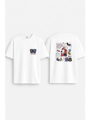Shain Heated Rivalry Ilya Rozanov 81 Tasarım Yazılı Çift Taraf Baskılı Unisex Beyaz Tişört T-Shirt