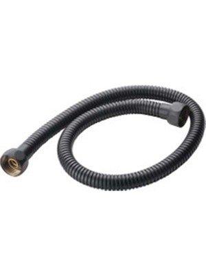 Leva House Flat Duş Spirali Kısa Siyah 60 cm