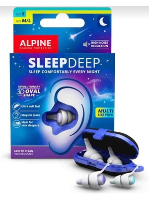 Alpine Sleepdeep (Derin Uyku Kulak Tıkacı, Multisize) S/m/l