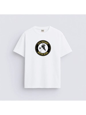 Shain Rozanov 81 Hollander Rivalry Dizi Baskılı Bisiklet Yaka Beyaz Tişört T-Shirt
