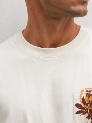 We&Me Oversize Boxy Fit Erkek T-Shirt – Kalın Pamuklu, Green Future Baskılı, Sokak Stili Premium Tişört