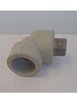 Pprc Erkek Dirsek Ø25X1/2" ( Fırat ) Gri