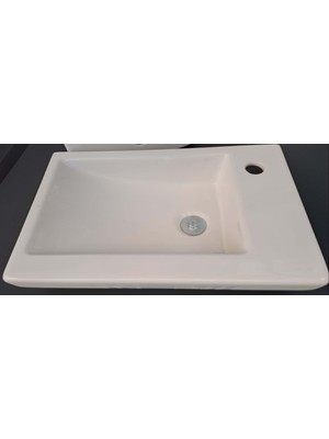 Turan Seramik Ida Etejerli Lavabo 32X50CM Turavit