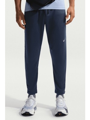 Nike Dri Fit Knit Running Trousers Pant.reflektörlü Erkek Antreman Koşu Eşofman Altı Lacivert