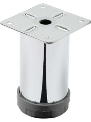 Leva House Metal Baza Ayak 8 cm Krom ( 1 Adet Fiyatıdır )