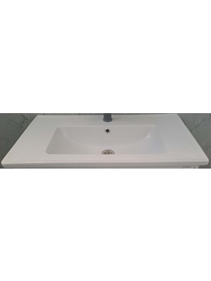 Turan Seramik Bella Etejerli Lavabo 80CM Turavit
