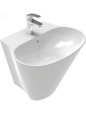 Turan Seramik Minia Lavabo Monoblok 40X50 Turavit