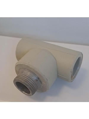 Pprc Erkek Te Ø25X3/4"X25 ( Ege Yıldız ) Gri