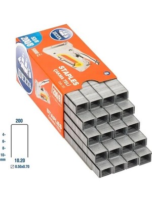Mudanis 200/6 Zımba Teli 5000 Adet
