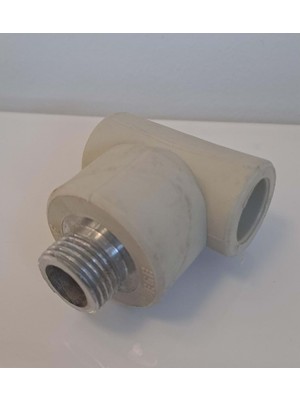 Pprc Erkek Te Ø20X1/2"X20 ( Ege Yıldız ) Gri
