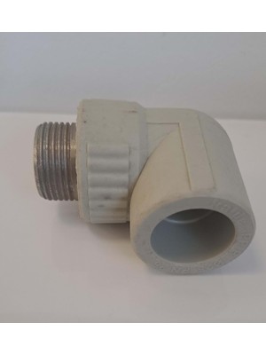 Pprc Erkek Dirsek Ø25X3/4" ( Kalde ) Gri
