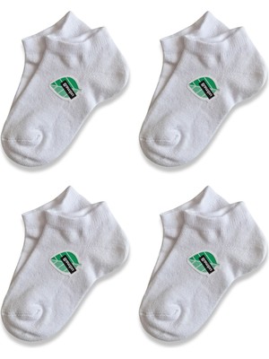 Panfilia Bambu Kız Çocuk Patik Çorap 4'lü Set / Kız / Erkek / Unisex