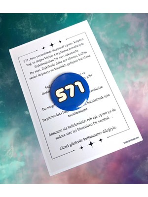 Han Ticarethane 571 Özel Sayı Sekansı Magnet ve Kart Seti Hediyelik